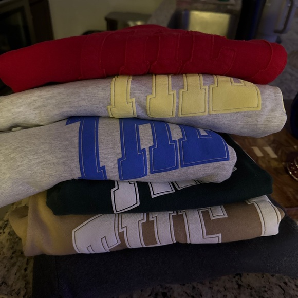 The Bar Gray and Yellow Sweatshirt - Picture 2 of 2